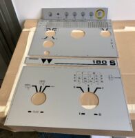 Targhe in alluminio per tornio Padovani Labor 180 – Set 4 pezzi