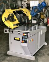 Segatrice semiautomatica a nastro FMB modello Hercules revisionata – Bandsaw FMB Hercules Overhauled