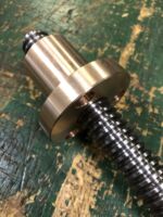 Viti e chiocciole carro trasversale e carrino long.le tornio CMT 225 – 250 – 300 – Lathe Screw and nut for CMT lathe